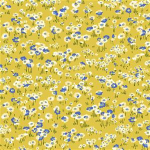 Liberty Garden Party Collection Darling Daisies High Summer Fabric 0.5m