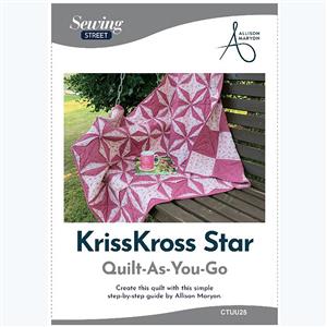 Allison Maryon's Kriss Kross Star Quilt-As-You-Go Instructions