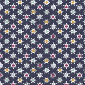 Liberty A Woodland Christmas Forest Star Fabric 0.5m