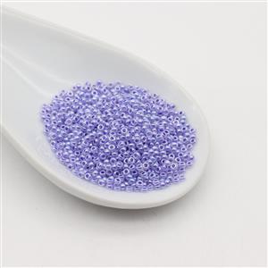11/0 Japanese Lilac Ceylon Seed Beads Approx 8.5GM Tube