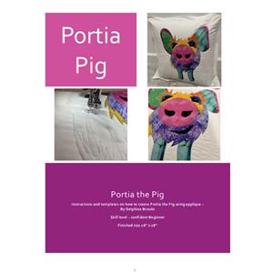Delphine Brooks’ Portia Pig Cushion Instructions 