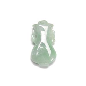 15 cts Type A Jadeite Vase Charm Approx 12x22mm, 1PC