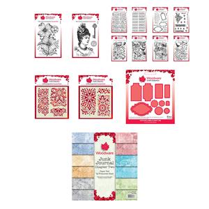 NEW I WANT IT ALL BUNDLE; 8 6x4 Stamps, 2 3x4 Stamps, 1 Craft Die, 1 Paper Pad, 2 Stencils
