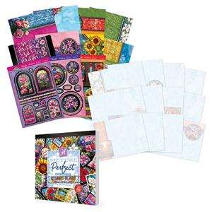 Stained Glass Florals Ultimate Collection - Inc; Toppers, Inserts & Perfect Pad