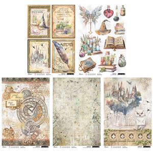 Ciao Bella Paper Wizard Academy Rice paper Collection - 1 sheet of each design
