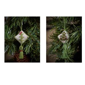 Cross Stitch Guild Christmas Trimmings - Tree and Holly Kits