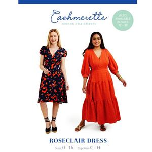 Cashmerette Roseclair Dress Pattern Size 0-16