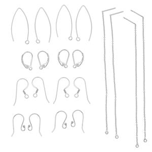 925 Sterling Silver Earring Hooks, 10 Pairs