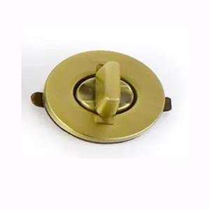 Bronze Oval Bag Lock Clasp 4cm