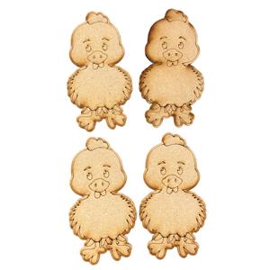 Farmyard Collection Hetty Hen MDF Character x 4