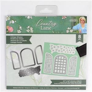 Country Lane - Stamp and Die - Cottage Window  - 4PC
