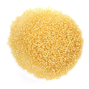 Miyuki Matte Silver Lined Gold Seed Beads 11/0 (24GM/TB)