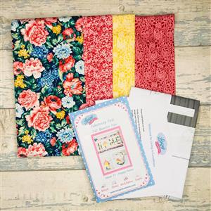 Fabulously Fast Fat Quarter Fun Issue 11 Happy Home - Liberty Coral 