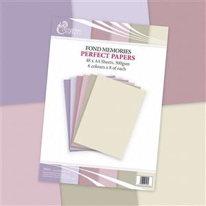 Carnation Crafts Fond Memories A4 Perfect Papers 300gsm 48 sheets