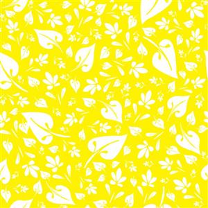Sanntangle Tangly Leaves Sunshine Fabric 0.5m