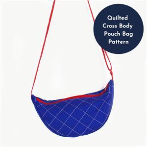 Sew Girl Quilted Cross Body Pouch Bag Sewing Pattern
