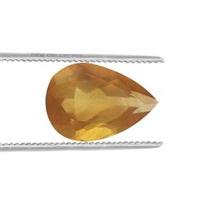 0.25cts Burmese Amber 9x6mm Pear  (N)