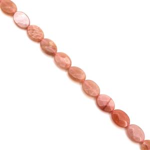 140cts Sunstone Faceted Ovals Approx 14x10mm, 38cm Strand
