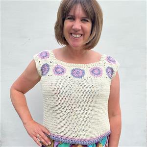 Adventures in Crafting Mid Afternoon Walking On Sunshine Tee Crochet Kit. Save 20%