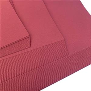 Antique Bloom Pearlescent Red 120gsm Paper Bundle  - 12x12, A4 & A5 -75 Sheets Total