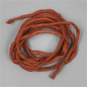 1m Terracotta Silk String Approx  2mm