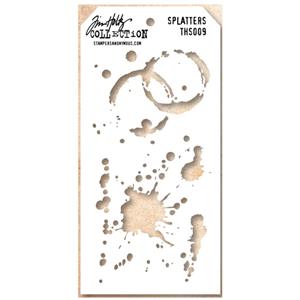 Splatters Layered Stencil