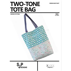 Sewing Sanctuary Two Tone Tote Bag Instructions