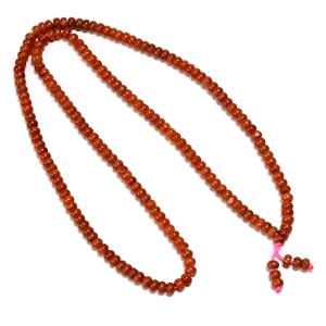 180cts Red Jadeite Rondelle, Approx 3x5mm, 60cm Strand
