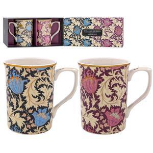 William Morris Anemone Mugs Set of 2