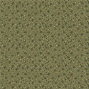 Lynette Anderson Botanicals Collection Tiny Hearts Sage Fabric 0.5m