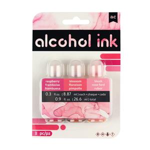 American Crafts - Alcohol Ink Shades of Pink 3pc 0.3oz