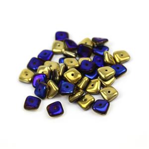 Preciosa Ornela California Blue Slab Beads, 8mm (50pcs)