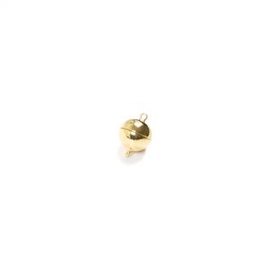 Gold Plated 925 Sterling Silver Magnetic Clasp - 8mm (1pc)