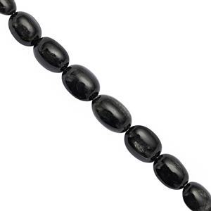 60cts Black Star Diopside Smooth Oval Approx 9x7 to 13x10mm, 12cm Strand