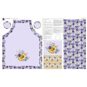 The Crafty Witches A Taste of Spring Apron Fabric Panel (140 x 85cm)