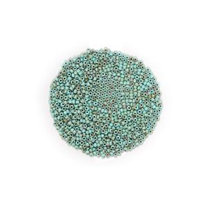 Miyuki Matte Picasso Seafoam Green 8/0 (22GM/TB)