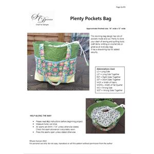 Suzie Duncan's The Plenty Pocket Bag Instructions