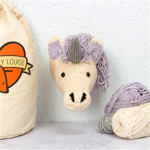 Sincerely Louise Mini Unicorn Head Knitting Kit 