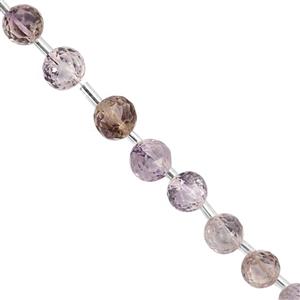 25cts Faceted  Ametrine Approx 4 to 7mm, 20cm Strand with Spacers