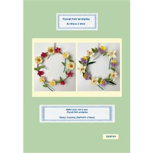 Alison J Reid's Floral Felt Wreath Instructions