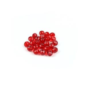 Siam Fire Polish Beads, 10mm (25pcs)