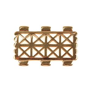 Cymbal Faragas - Tila Bead Connector - Rose Gold Plated (1pk)