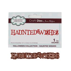 NEW Creative Expressions Jamie Rodgers Halloween Haunted Wishes Craft Die