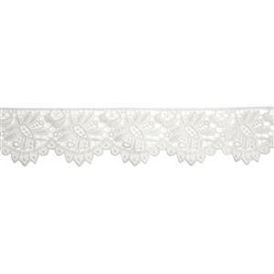 100% Polyester Off White Guipure Lace 61mm x 0.5m (Cut to Order)