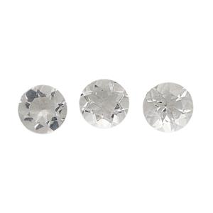 1cts Itinga Petalite 5x5mm Round Pack of 3 (N)