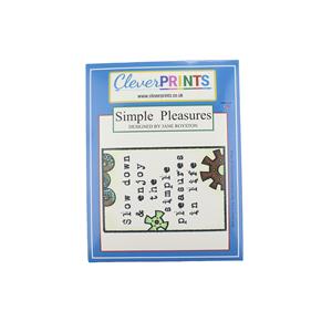 A7 Stamp - Simple Pleasures - Includes 1 Stamp