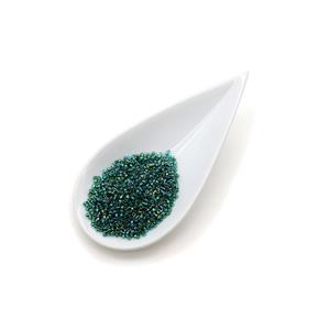 Miyuki Transparent Emerald AB 11/0 Delica Beads (7.2GM/TB)