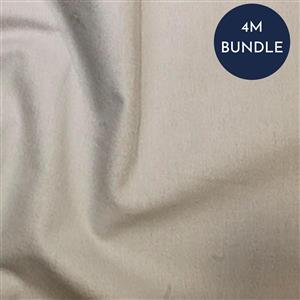 100% Cotton Fabric Silver Backing Bundle (4m). Save £2