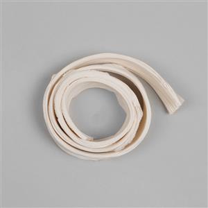 1/2 Yard Cream Shibori Silk Ribbon