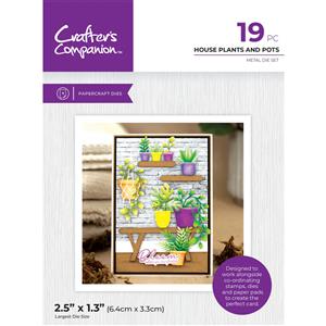 Crafters Companion Garden Collection Metal Die - House Plants & Pots
